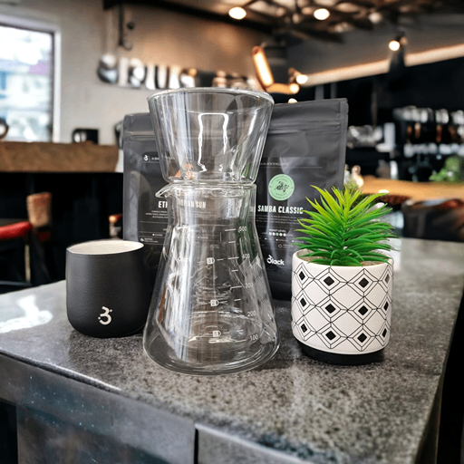 Adolph Double Wall Glass Coffee Maker & Glass Dripper