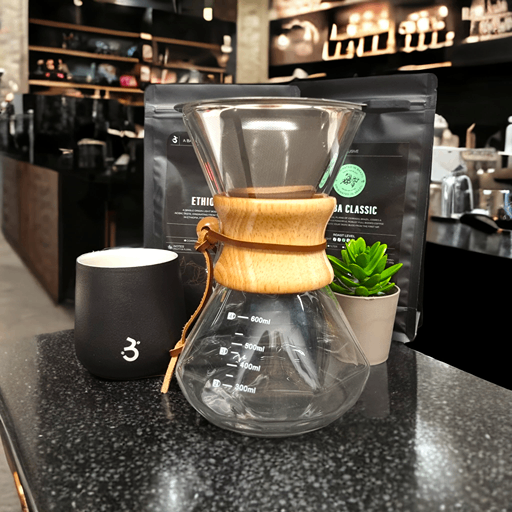 Octagon Chemex Brewing Pitcher + Stainless Filter