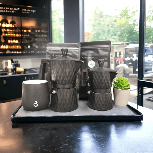Moka Pot [Italian Coffee Pot] - Black Edition