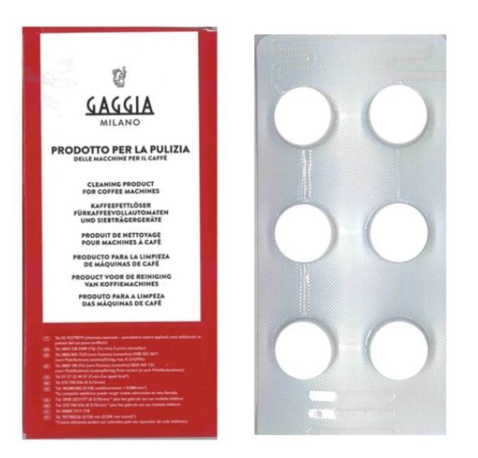 Gaggia Portafilter Group Head Cleaning Tablets