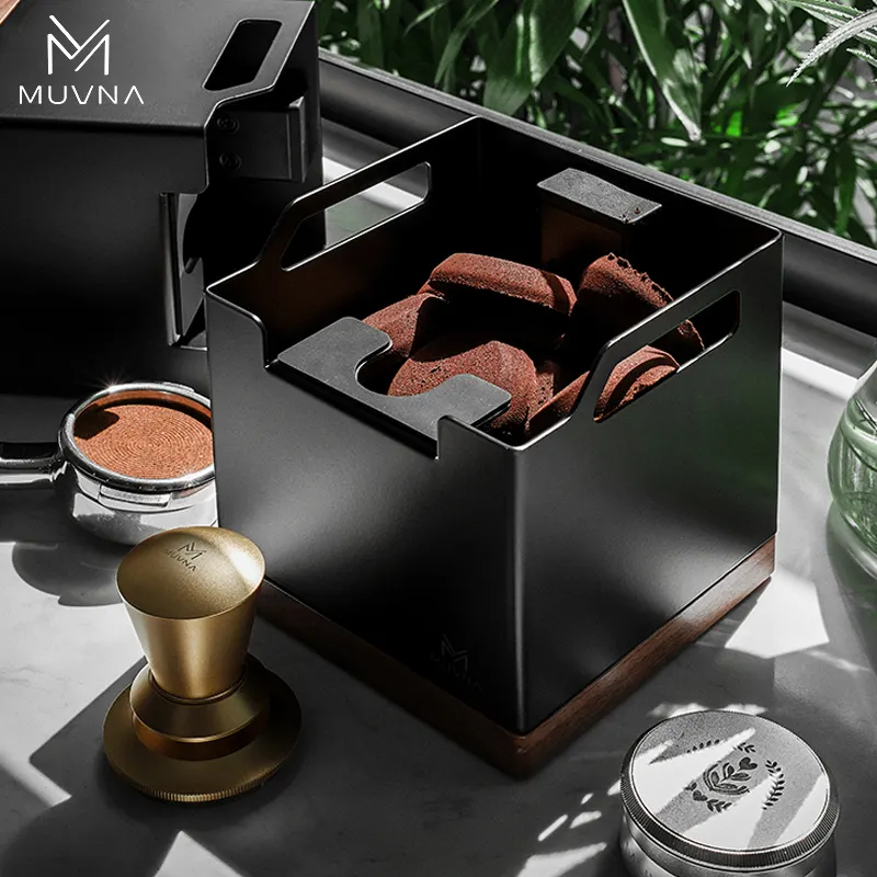Muvna Square Tamping Base & Knockbox - Image 3