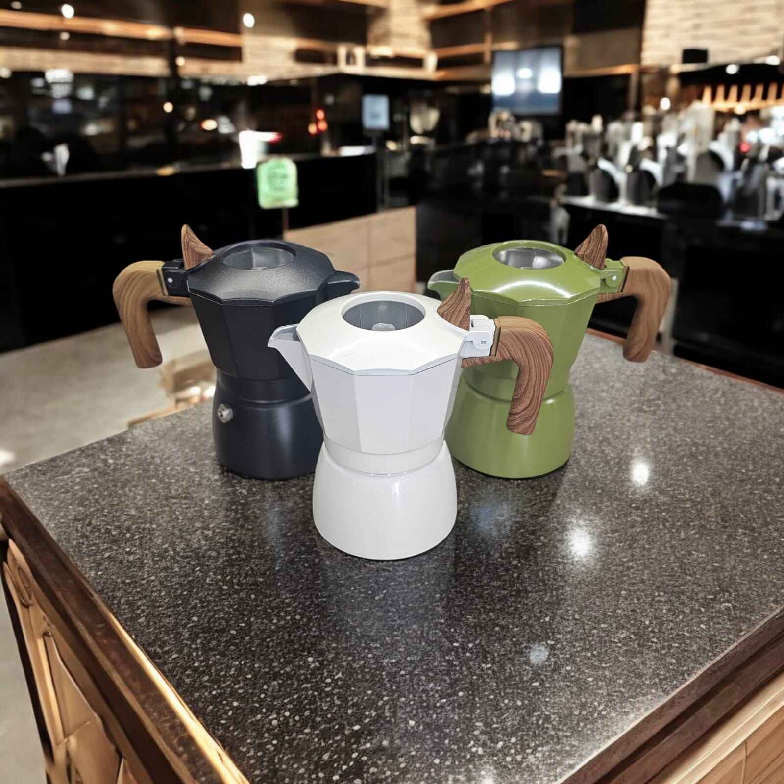 Moka Pot [3 Cup Italian Coffee Pot] - Colored